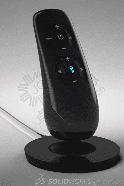 在SOLIDWORKS工业设计师中重新设计遥控器