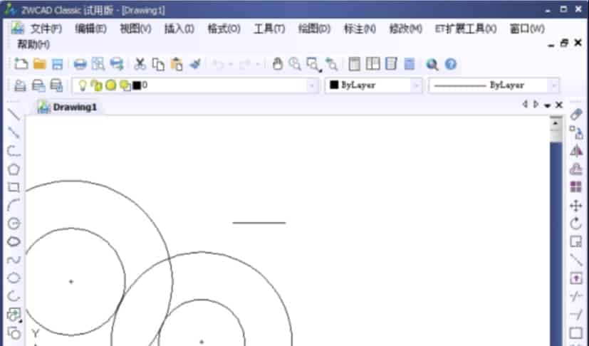 中望CAD的查询功能之查询半径面积和周长