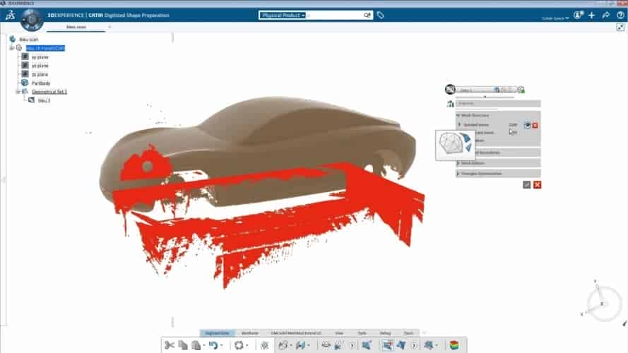 CATIA 逆向工程