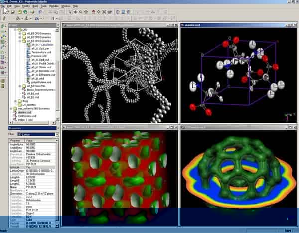 BIOVIA Materials Studio生物VIA可视化和统计
