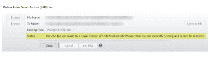 如何共享 OpticStudio 文件