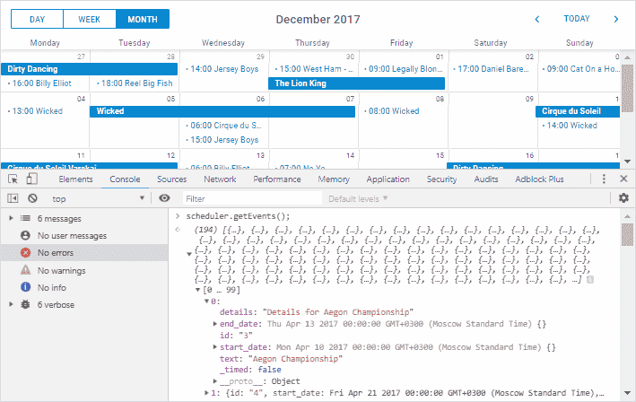 dhtmlxScheduler,JavaScript,日程安排,React JS