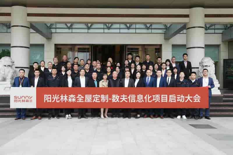 阳光林森和数夫软件信息化系统项目全面启动！