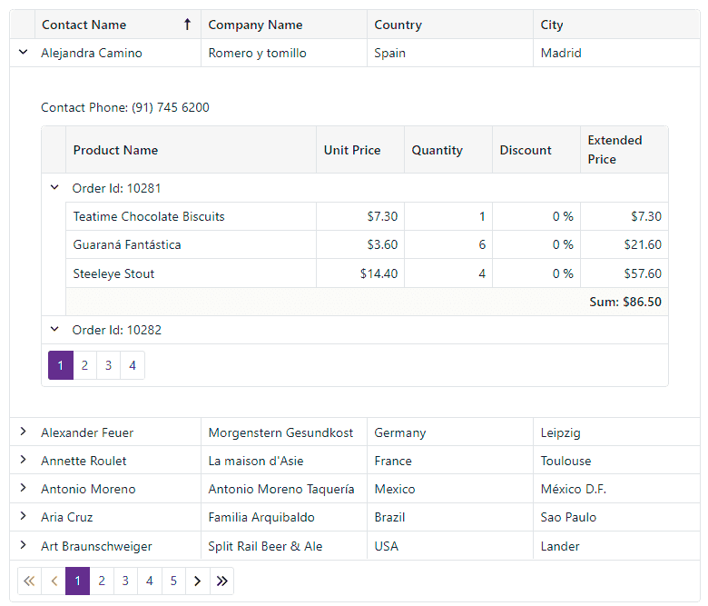 新 格控件 DevExpress Grid for Blazor 正式发布！