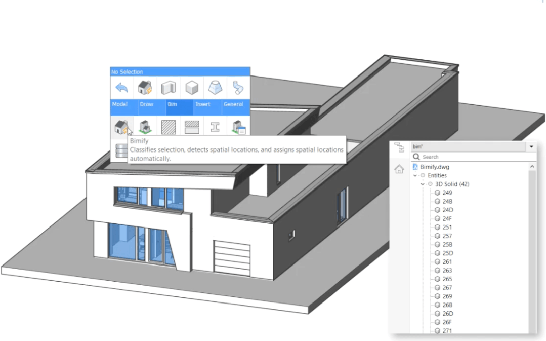 BricsCAD BIM（上）基于AI的快速建模及出图技巧