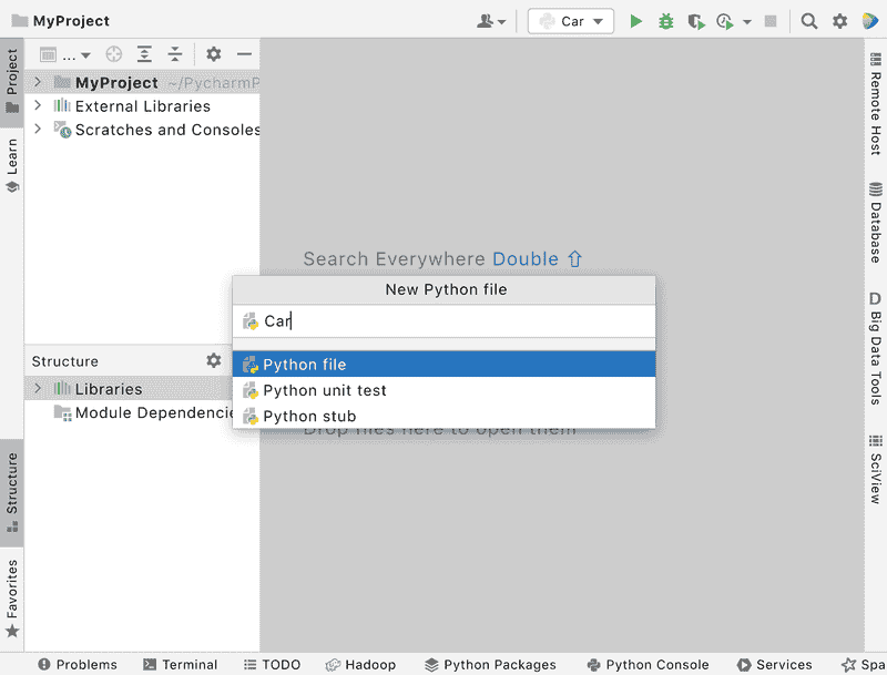 python开发工具pycharm。