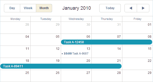 dhtmlxScheduler是JavaScript日程安排控件
