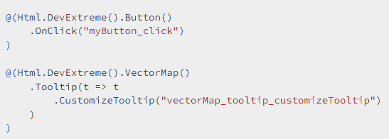 B/S端界面控件DevExtreme ASP.NET MVC入门级教程：处理事件并定义回调