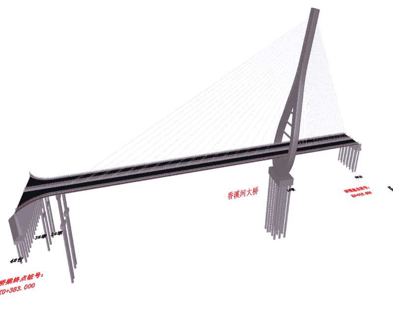 包揽国家级BIM大奖近10项，香溪河斜塔斜拉桥BIM技术应用实践