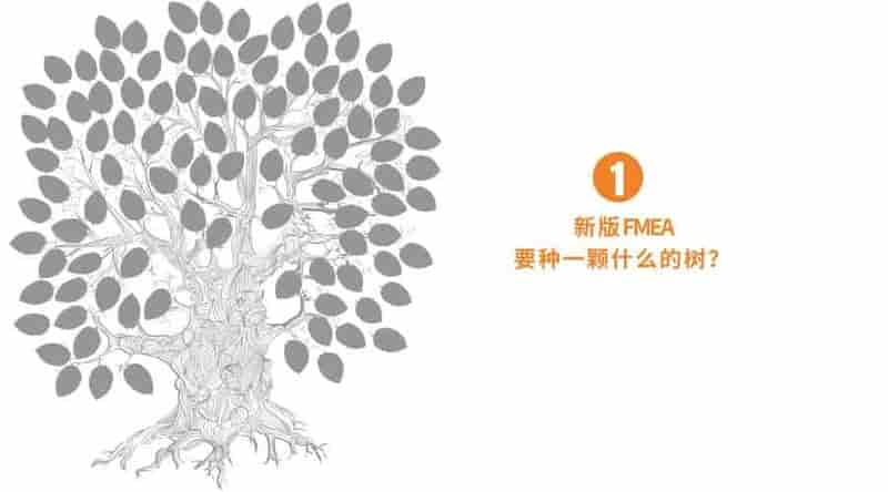 新版FMEA就是种1棵树，织2张 