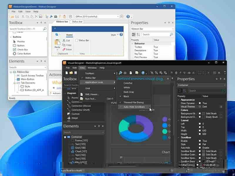 MFC界面库BCGControlBar v33.1新版本图集
