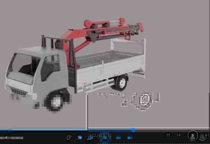 【SolidWorks免费模型下载】：卡车起重器  免费模型下载