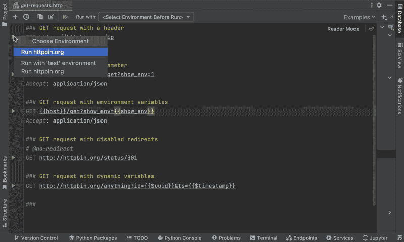 python开发工具pycharm。