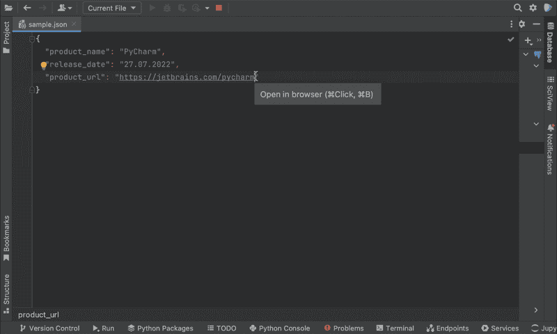 python开发工具pycharm。