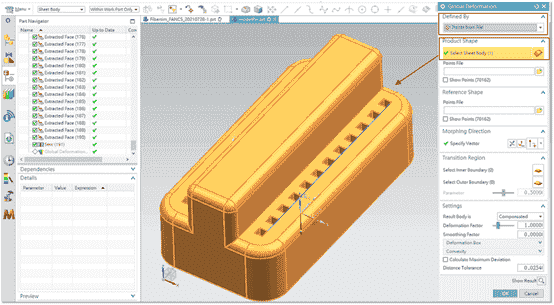 Moldex3D模流分析之如何输出变形结果为模具补偿模型