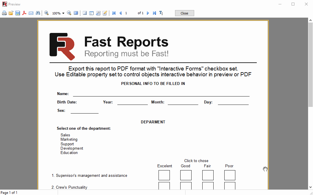  表开发工具 FastReport VCL v2022.3全新发布！