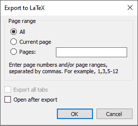 如何将 告从FastReport .NET导出到LATEX？