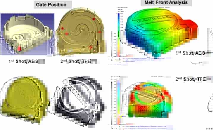 Moldex3D模流分析之使用CAE一次解决多重工具制造难题