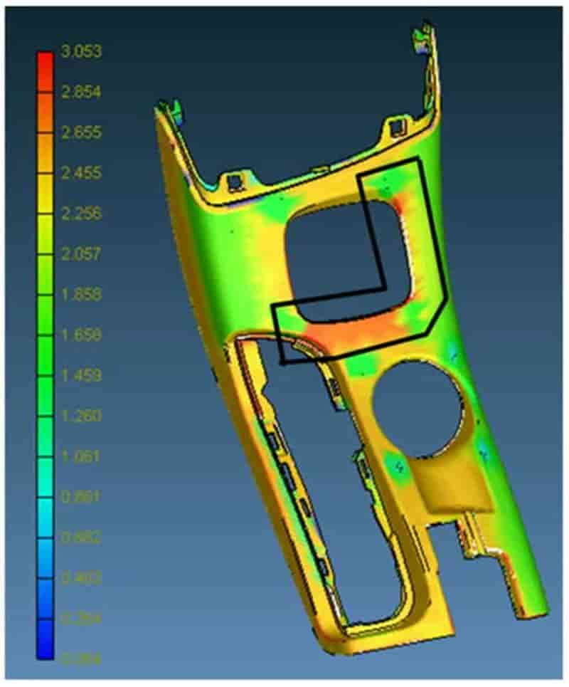 Moldex3D模流分析之成功协助国际汽车零件大厂Faurecia解决产品外观缺陷