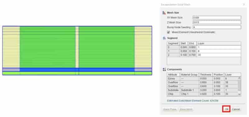 Moldex3D模流分析之运用Studio进行CoWos自动 格建模