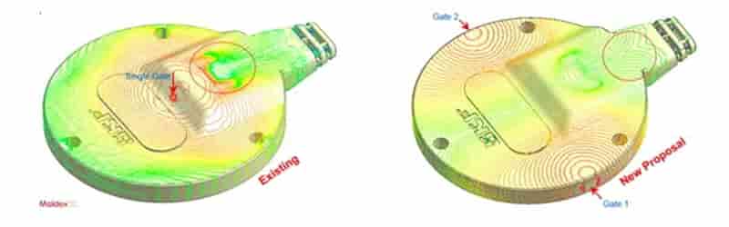 Moldex3D模流分析之SKF 以Moldex3D改良电子产品组件外观质量