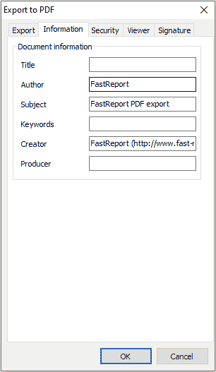 如何使用 表工具FastReport VCL 设计器中的 PDF/A？