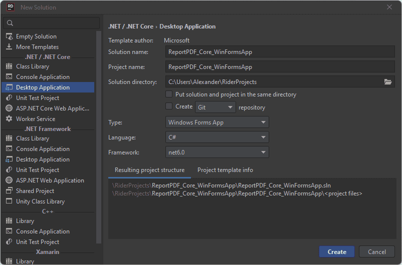 如何使用FastReport .NET 在 JetBrains Rider 中创建PDF 告？