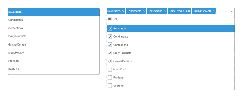 仪表板工具Stimulsoft Dashboards仪表板中的数据筛选元素介绍