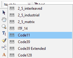 如何使用 Delphi / Lazarus / C++ Builder 从 FastReport VCL 创建 Code 11 条码？