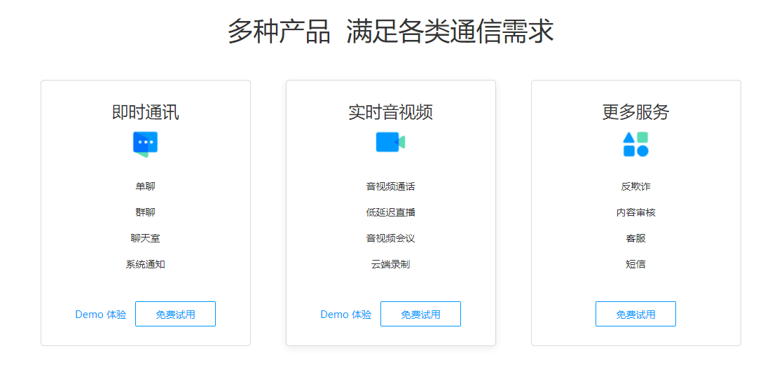 融云的功能截图