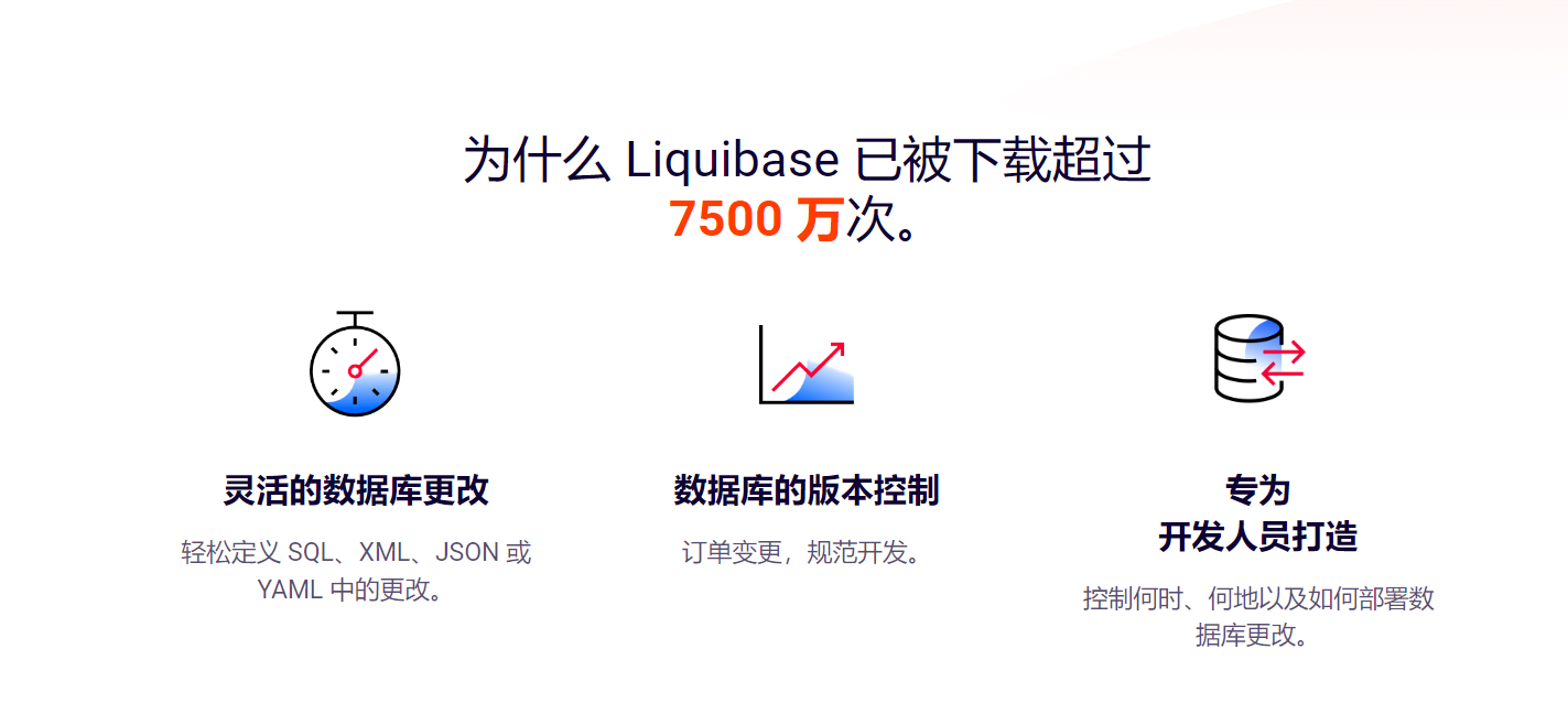 Liquibase的功能截图