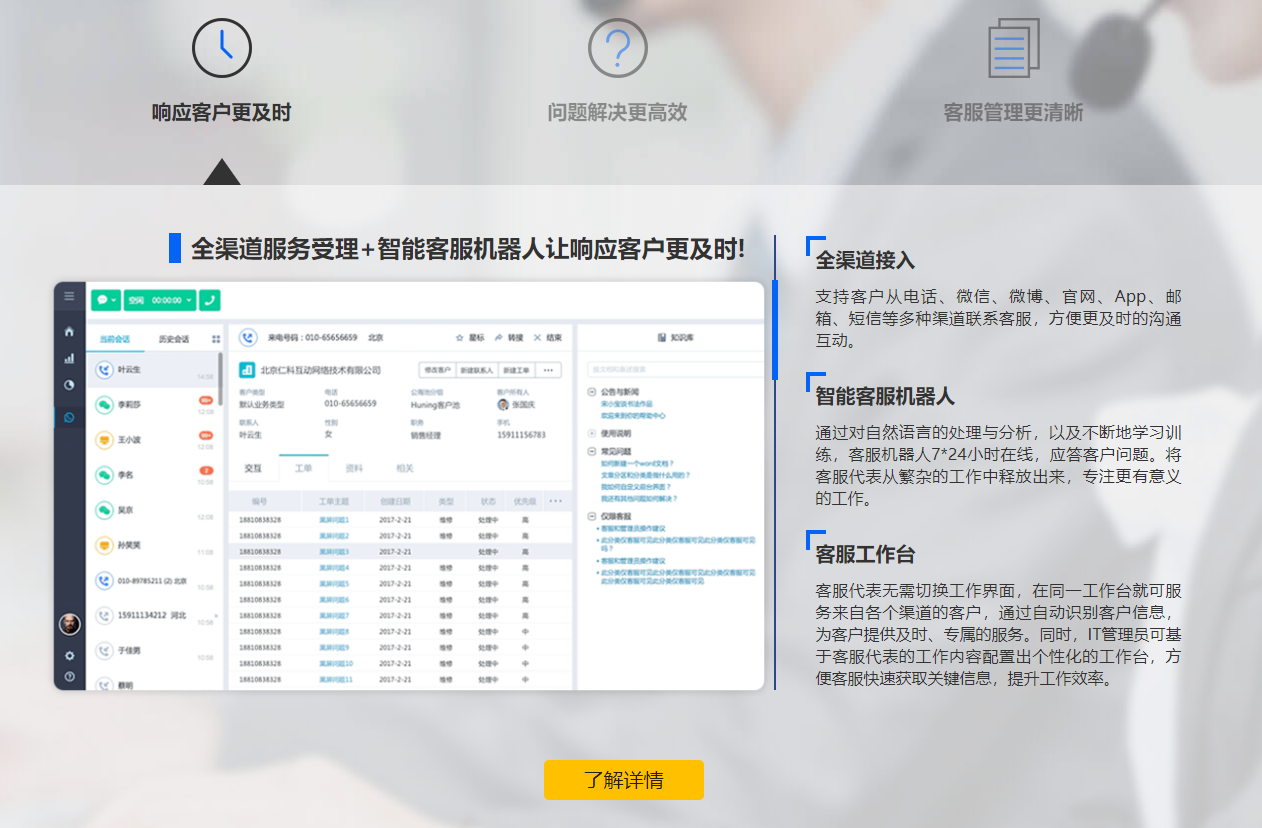 NEOCRM销售易的功能截图