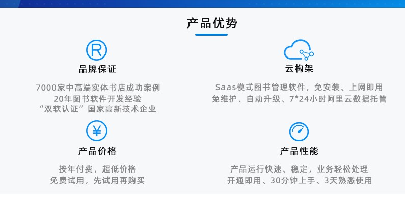 晴川SaaS云图书管理软件的功能截图