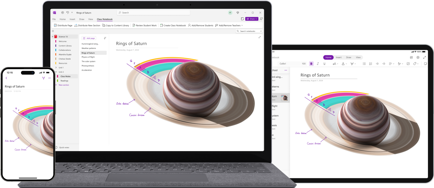 教育中的 OneNote