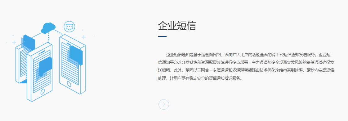 梦网科技-消息云的功能截图