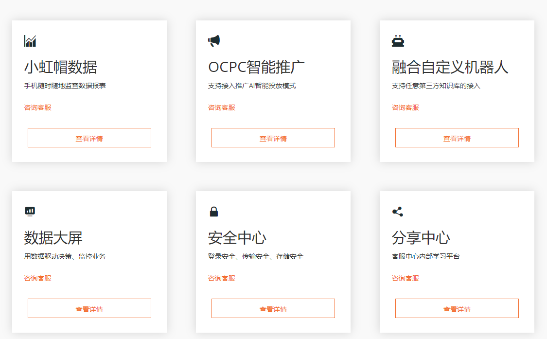 一洽-在线客服系统的功能截图
