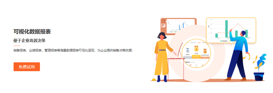 励销CRM的功能截图