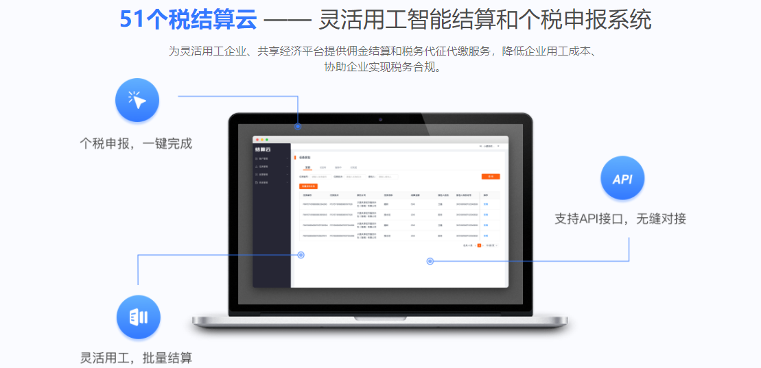 51优税的功能截图