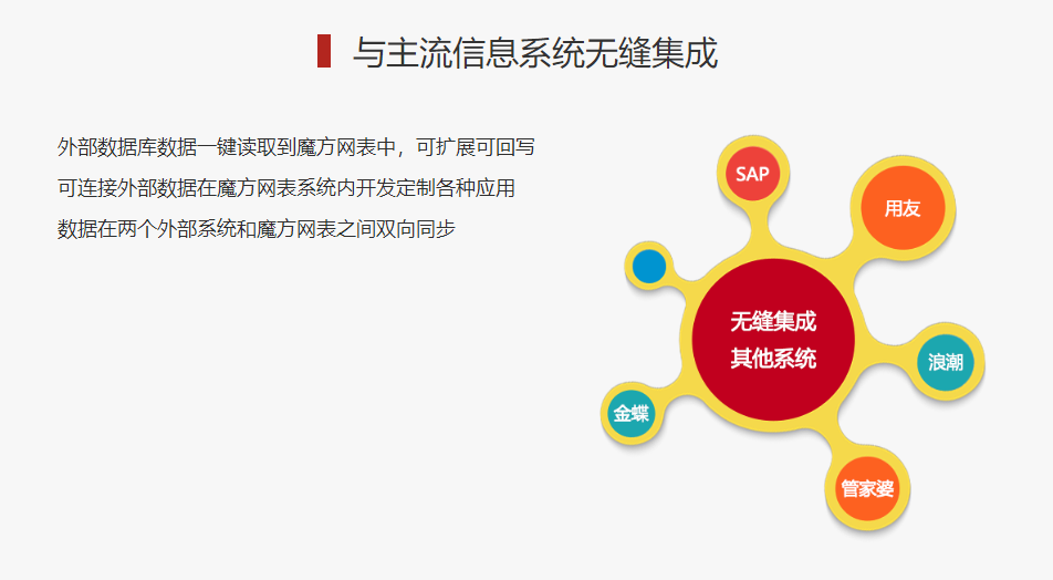 魔方网表的功能截图