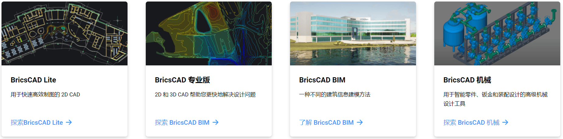 BricsCAD的功能截图