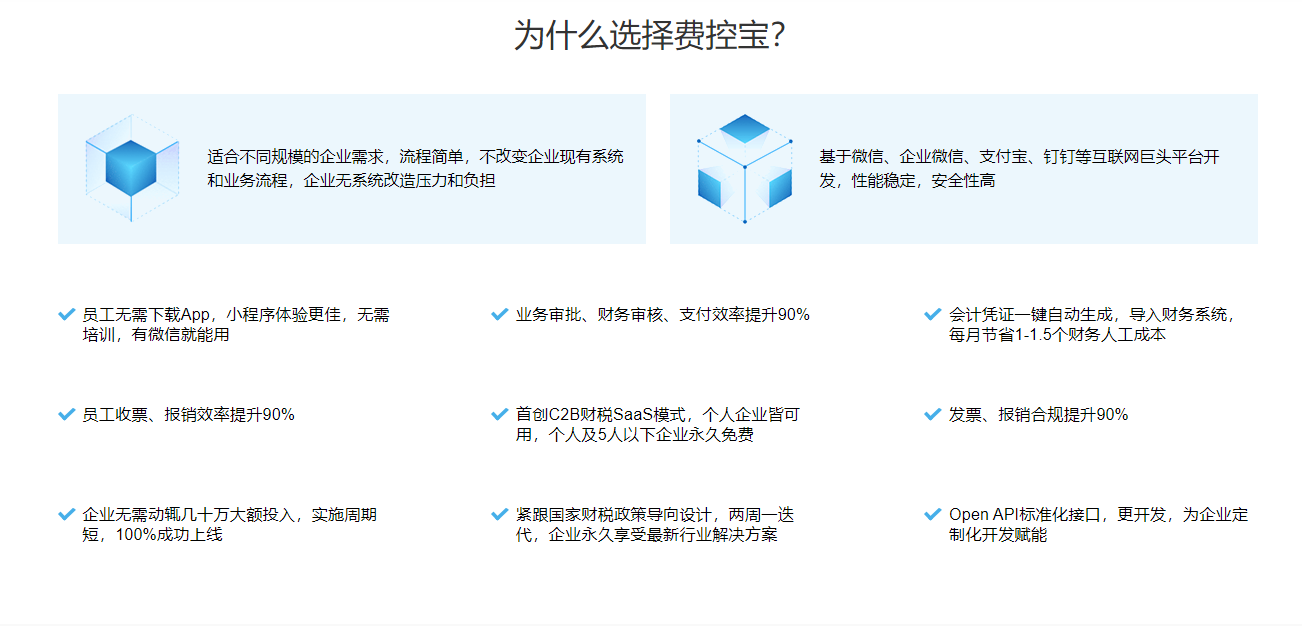 费控宝的功能截图