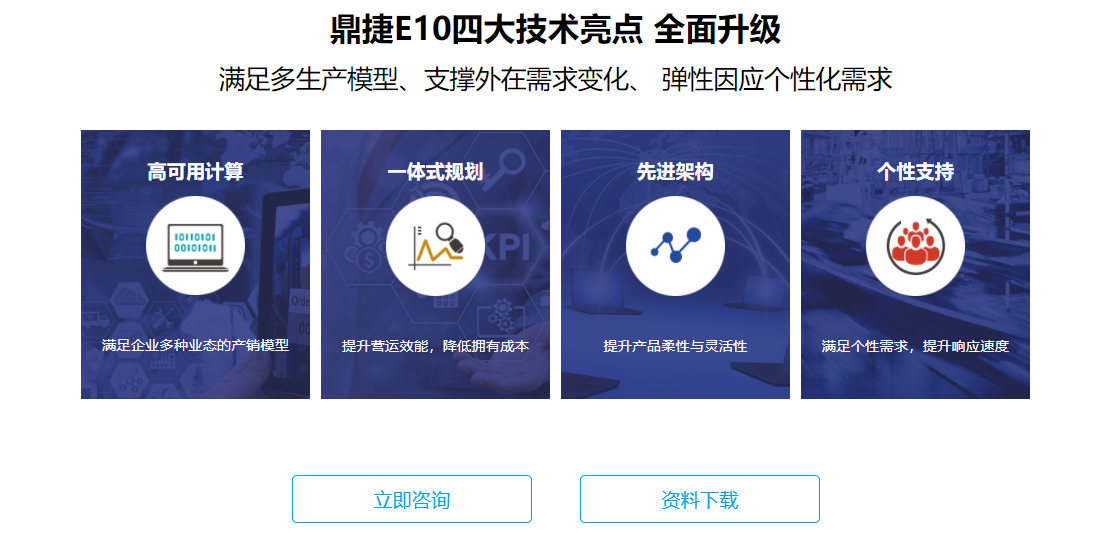 鼎捷ERP的功能截图