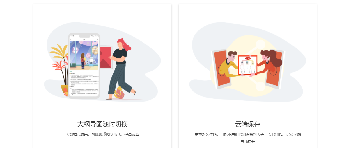 Mind+思维导图的功能截图