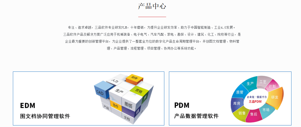 三品软件的功能截图