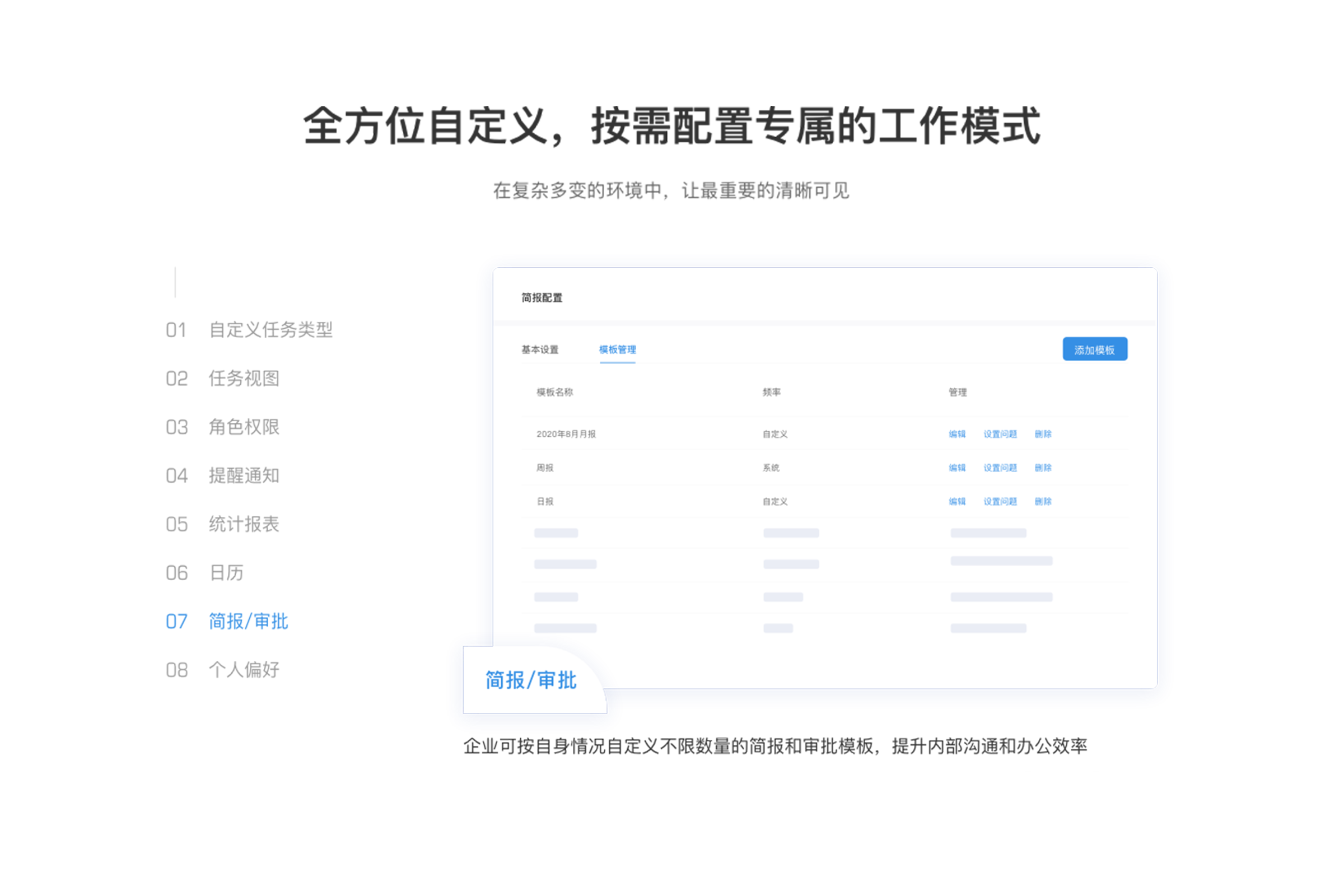 Worktile的功能截图