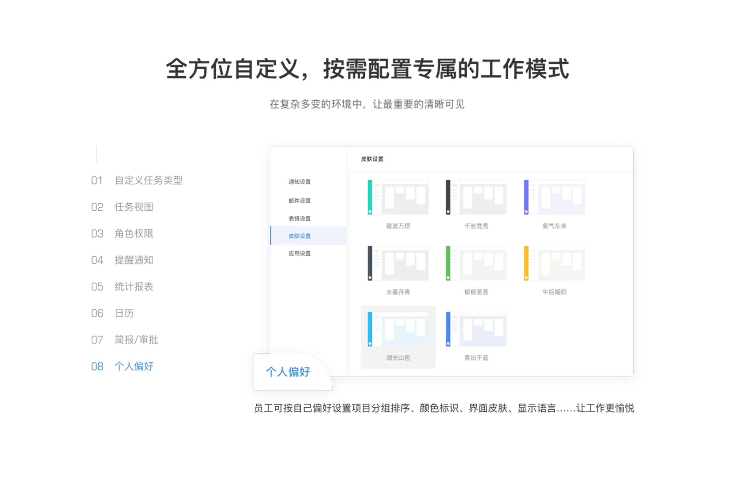 Worktile的功能截图