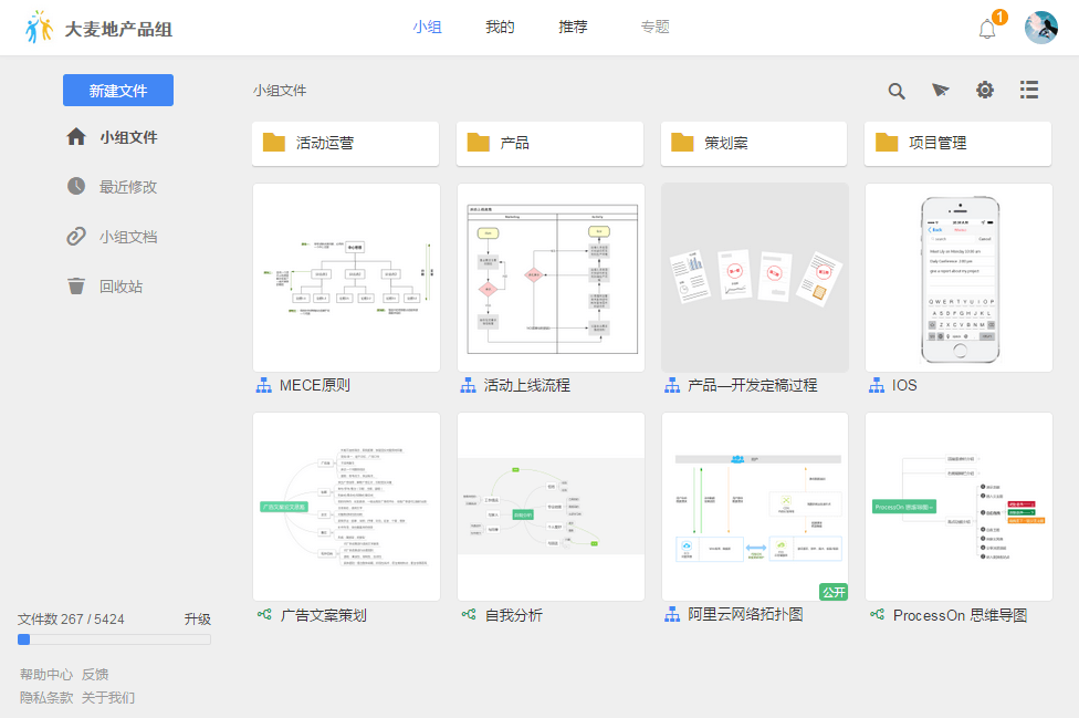 ProcessOn的功能截图