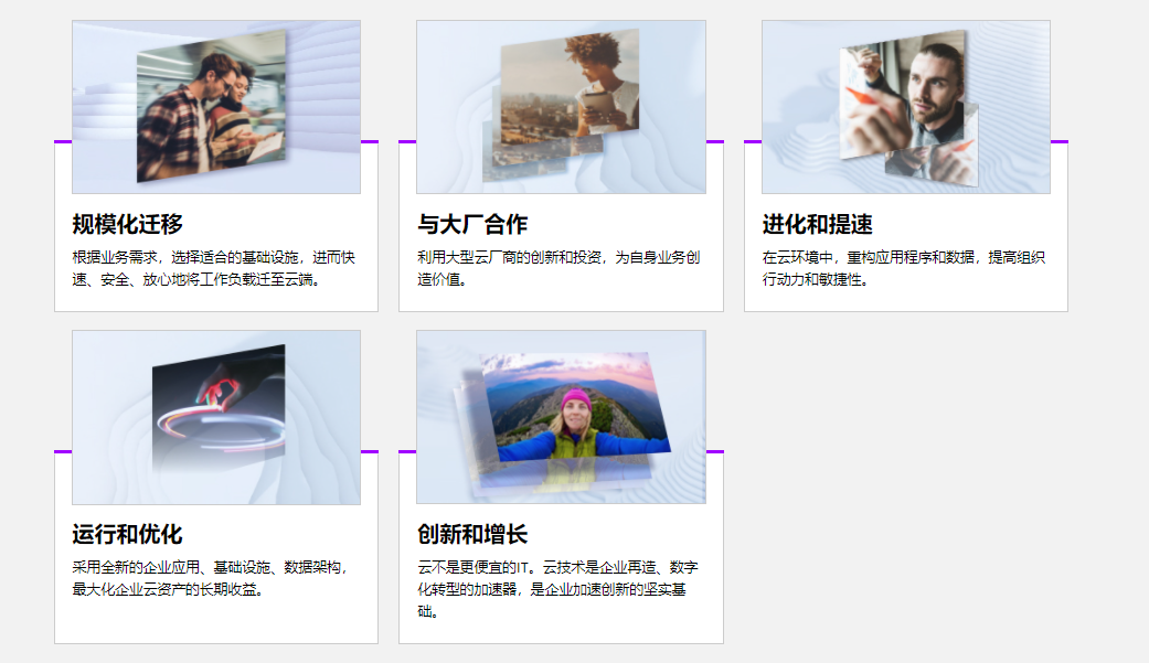 埃森哲云服务的功能截图