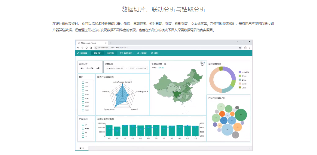 Wyn Enterprise的功能截图