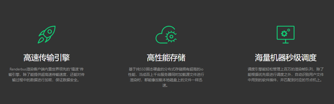 瑞云渲染的功能截图